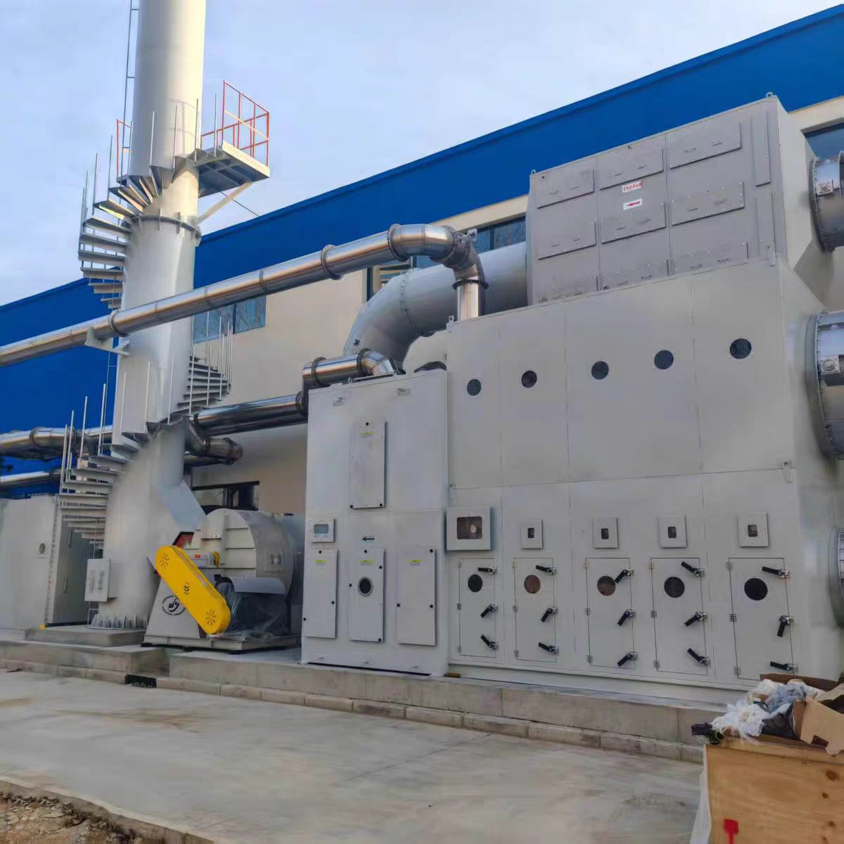 沸石转轮吸附浓缩+RTO蓄热式燃烧法