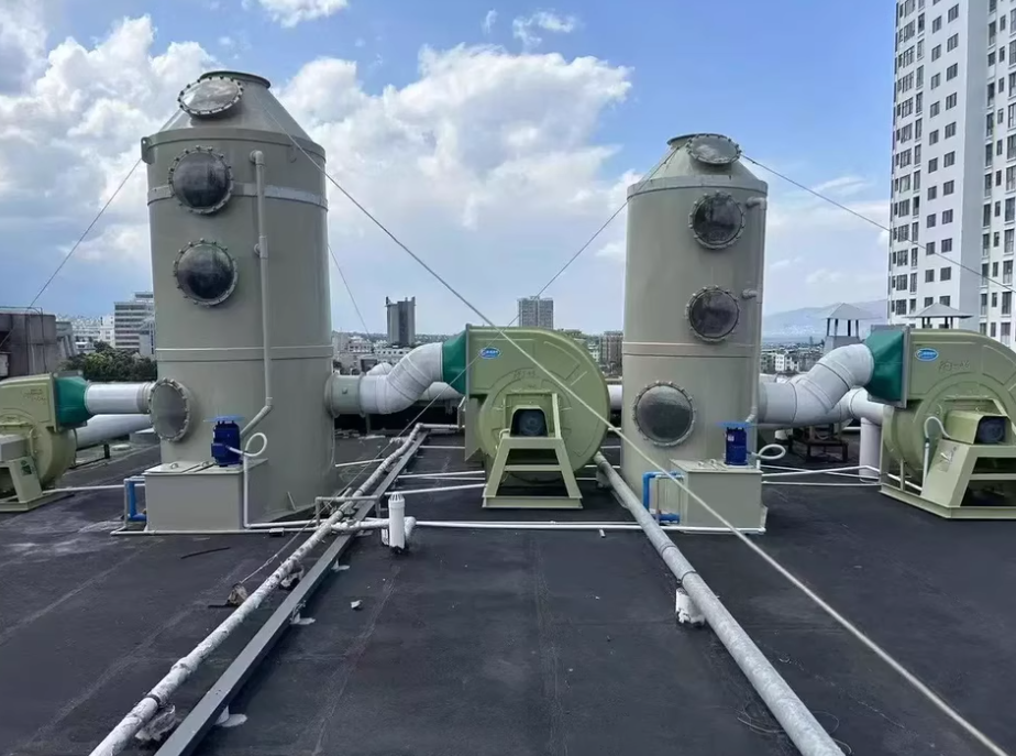 喷淋塔装置是工业废气处理和空气净化领域的关键设备