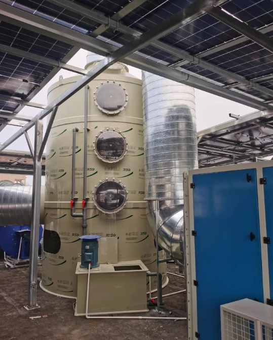 喷淋塔：工业废气的“淋浴房”与自然净化师