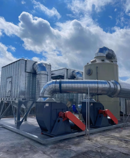 喷淋塔设备的设计以及应用