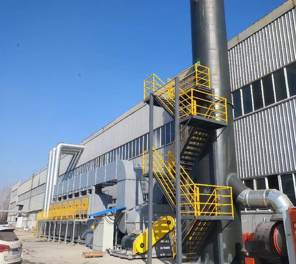 橡胶废气处理方案(蓄热式热力燃烧法（RTO）